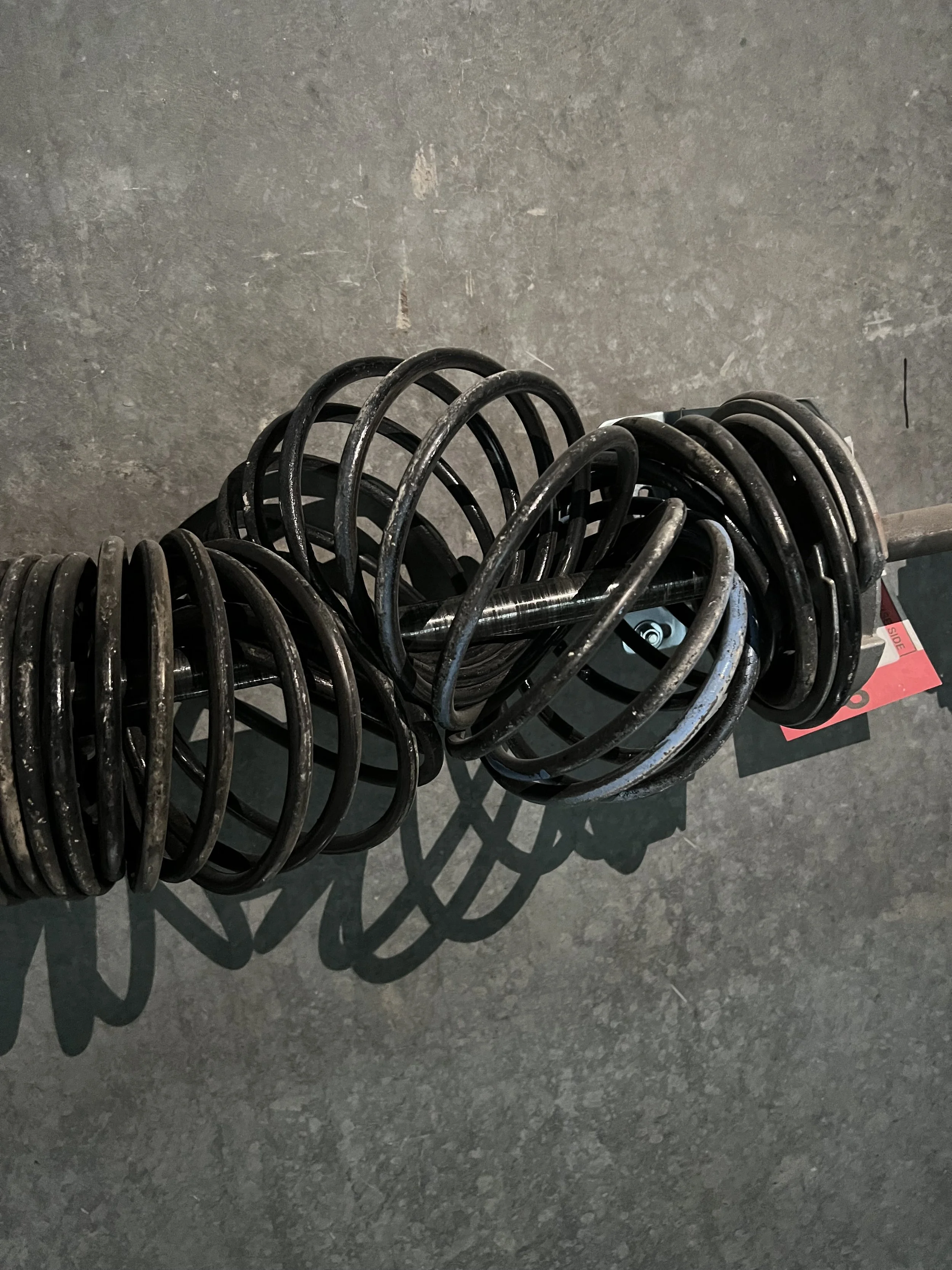 Commercial overhead door installation