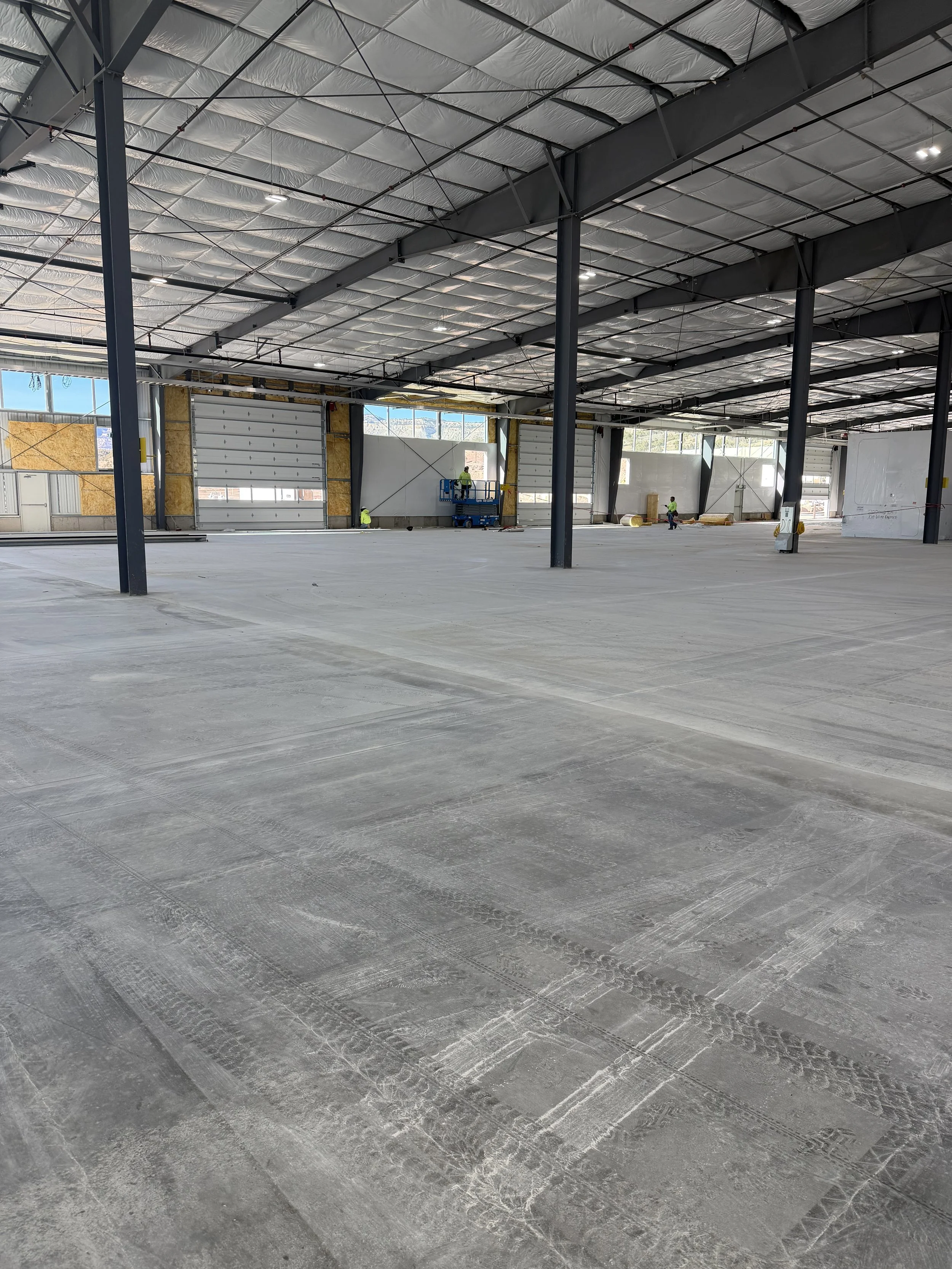 Commercial door installation