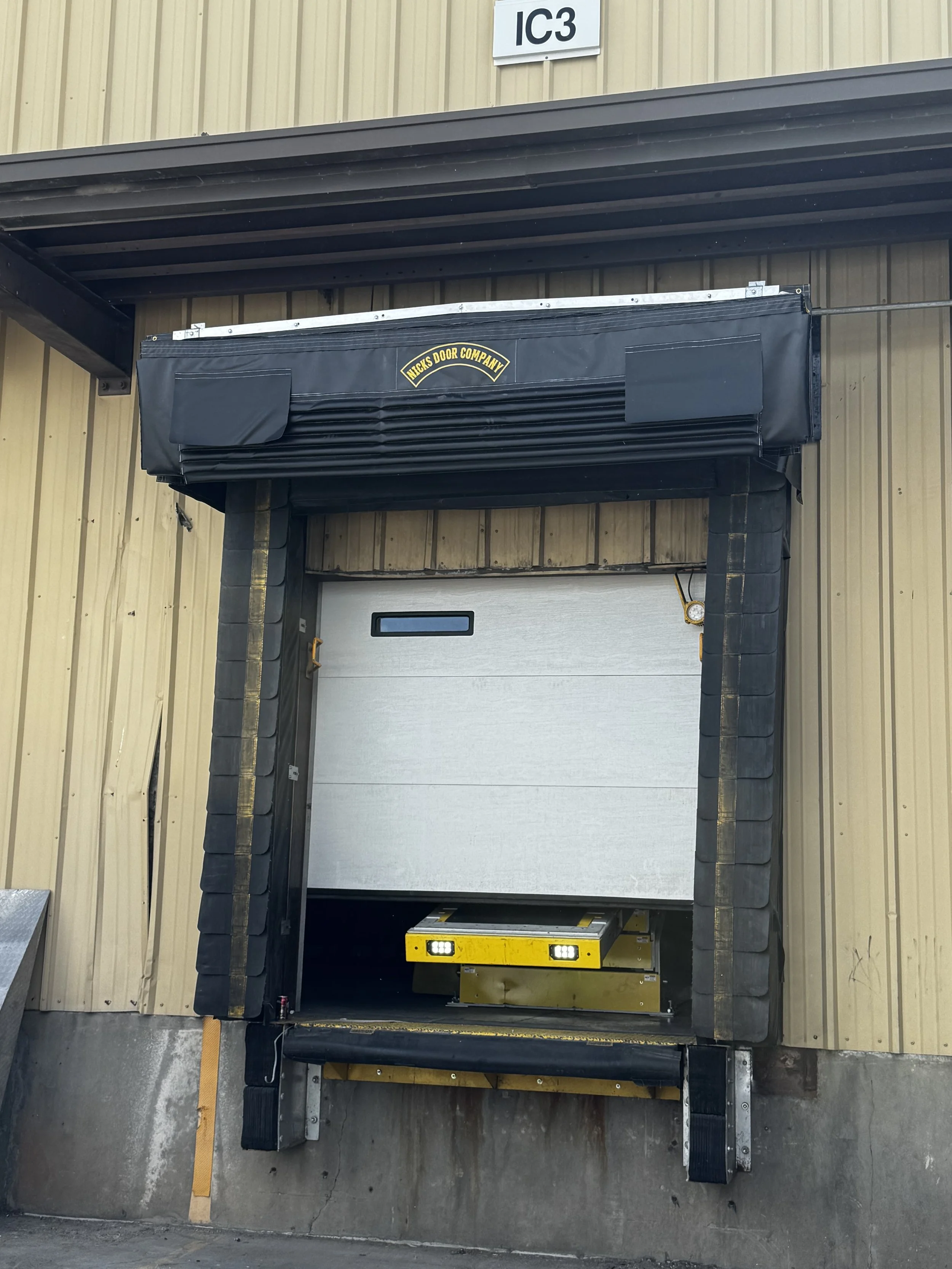 Complete dock setup with NDC branded seal